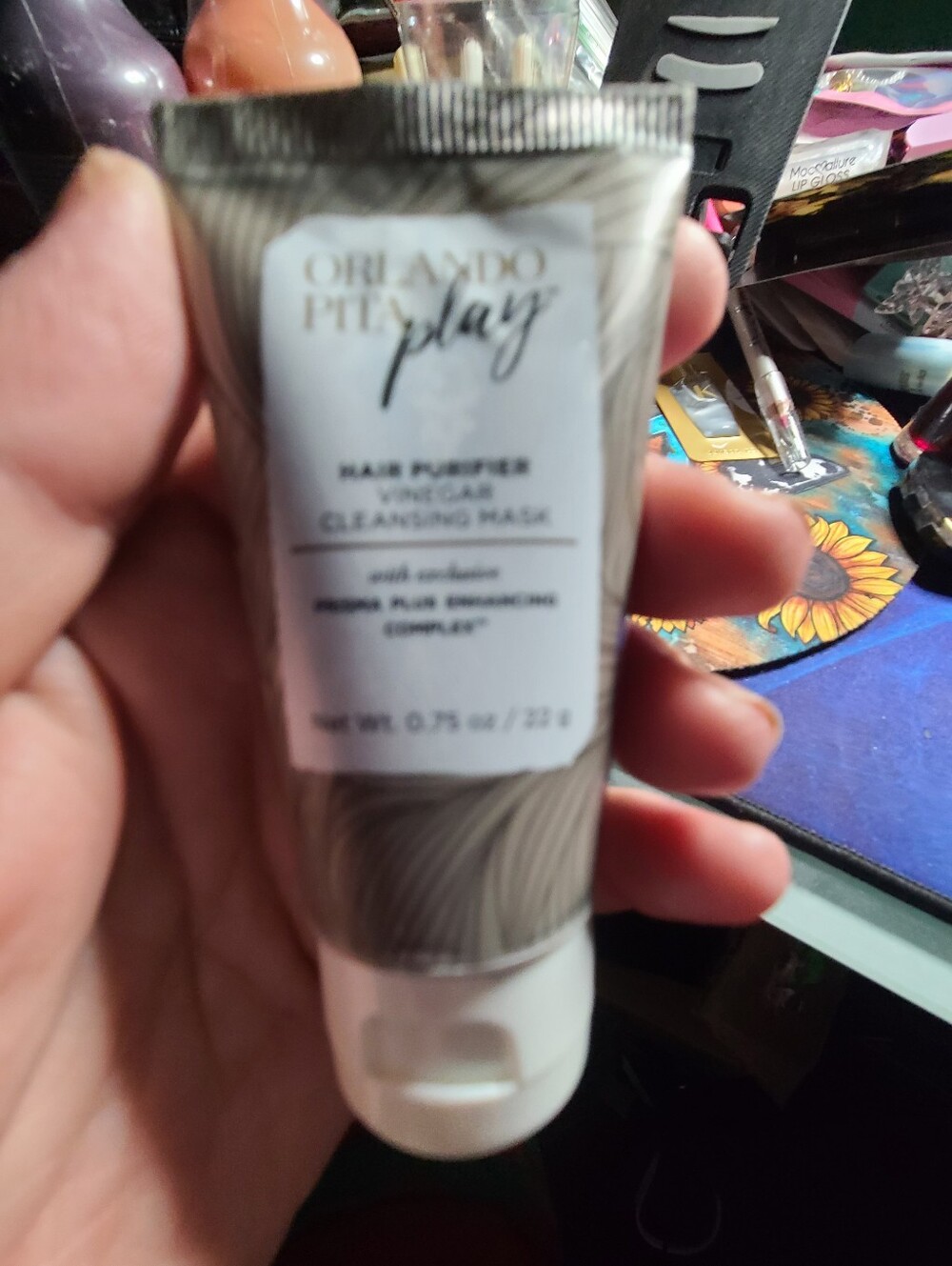 Hair Purifier Vinegar Cleansing Mask - Gray/Taupe